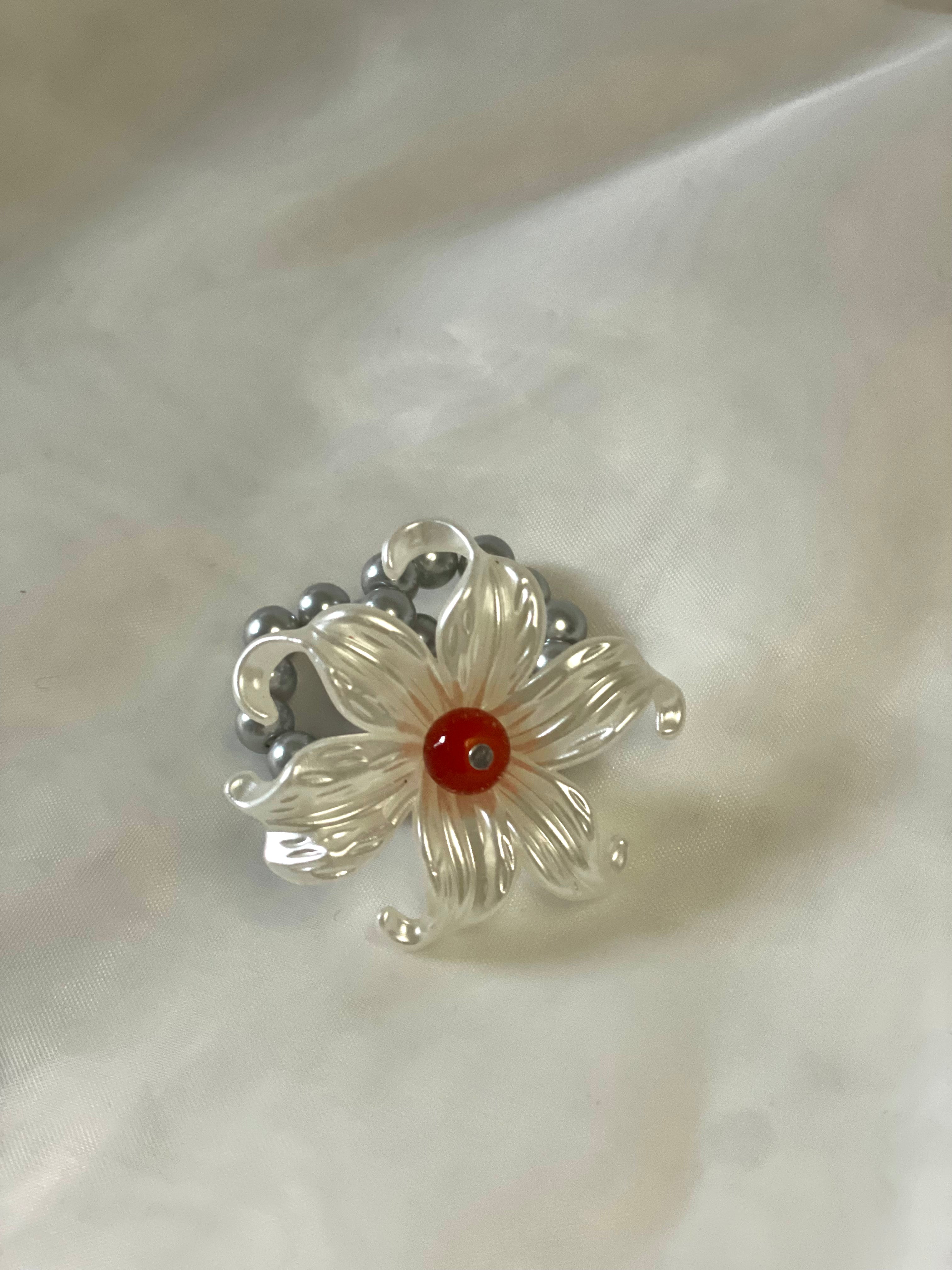 Ruby Blossom Ring